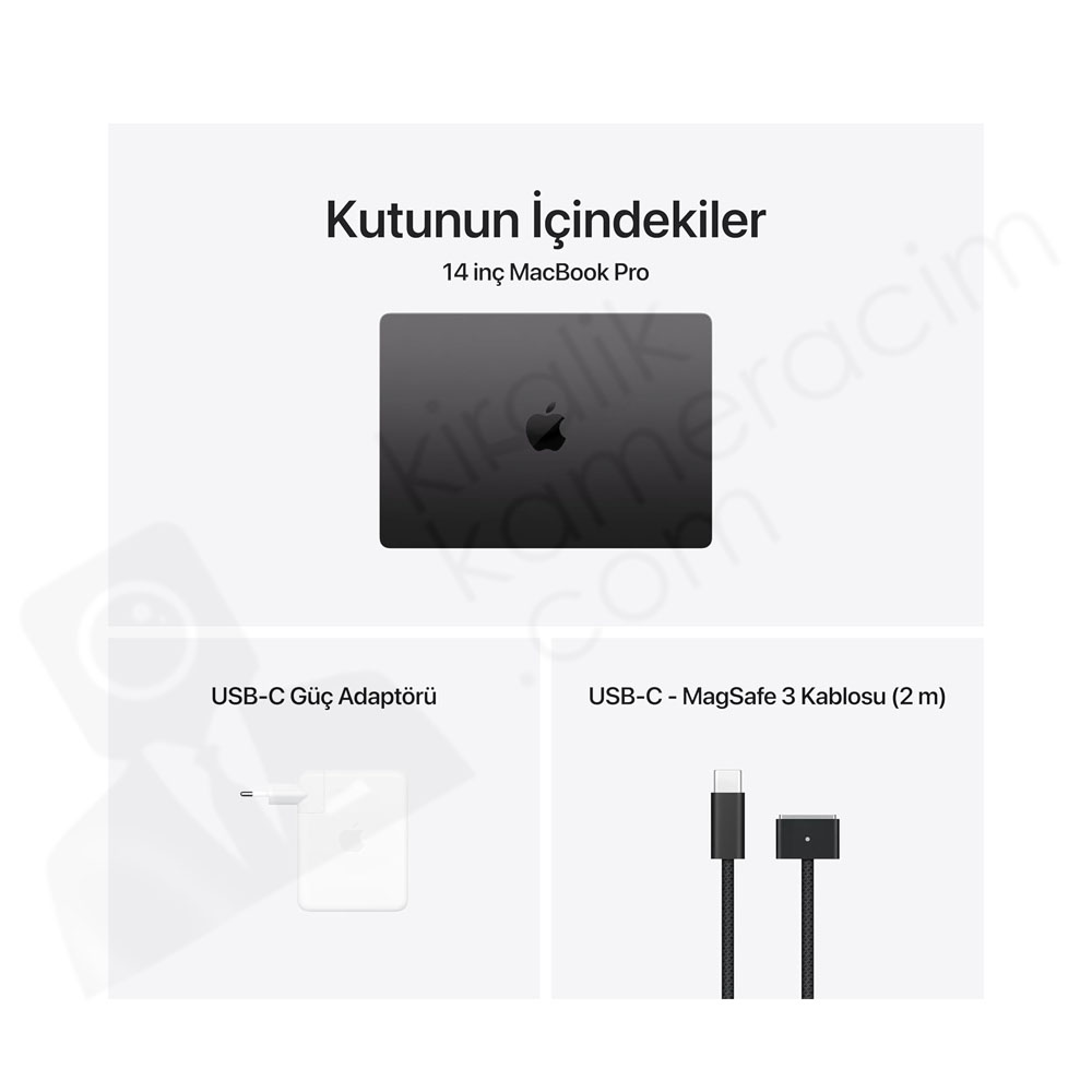 Kiralık Apple Macbook Pro 14 inç M4pro 2025 (KURGU) | Kiralık
